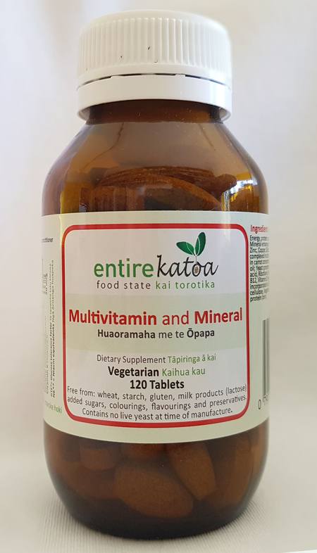 Entire Katoa Food State Multivitamin and Mineral 120 Tablets