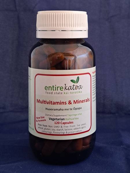 Entire Katoa Food State Multivitamin and Mineral 120 CAPSULES